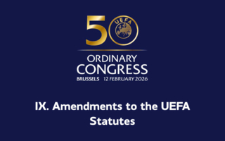 Amendments to the UEFA Statutes (February 2026)