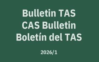 Publication of CAS Bulletin 2026/1